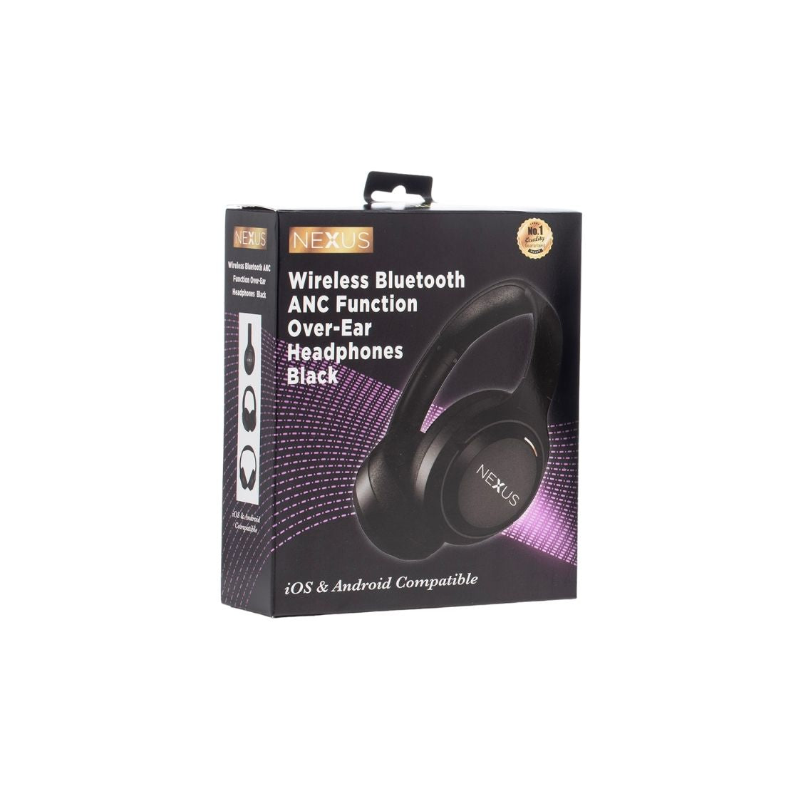 Nexus Wireless Bluetooth ANC Function Over Ear Headphones - Black 3 Shaws Department Stores