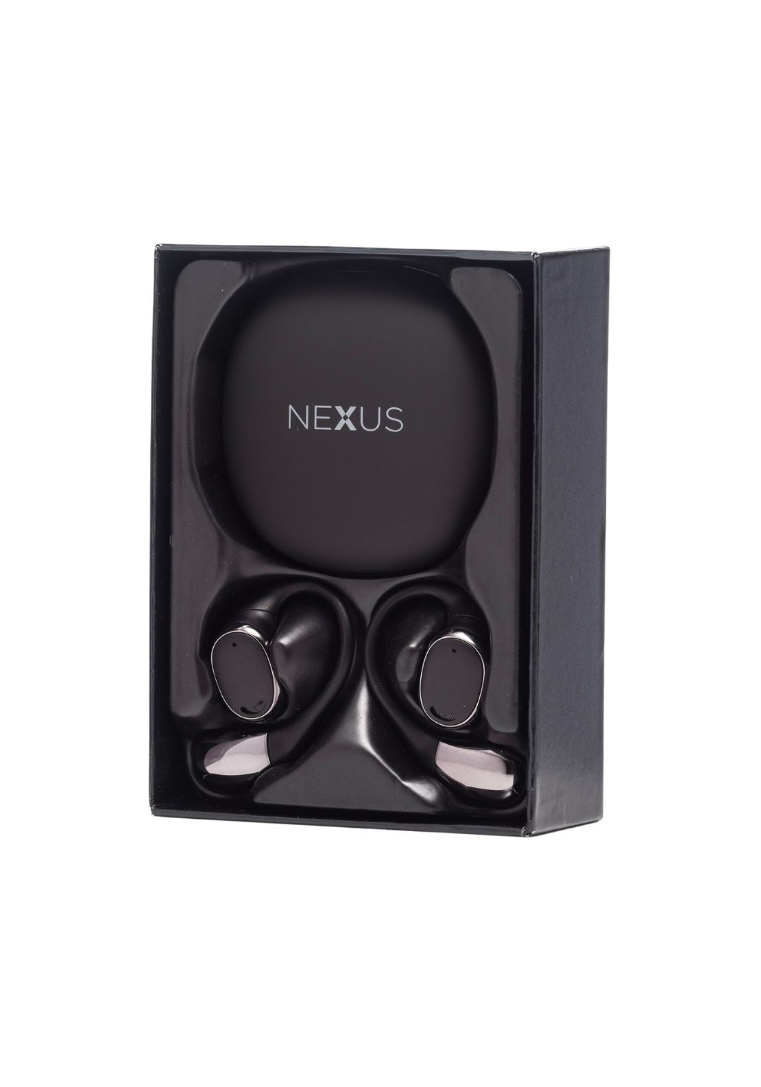Nexus Wireless Bluetooth OWS Earphones With Ear Hooks &amp; Charging Case - Black 1 Shaws Department Stores