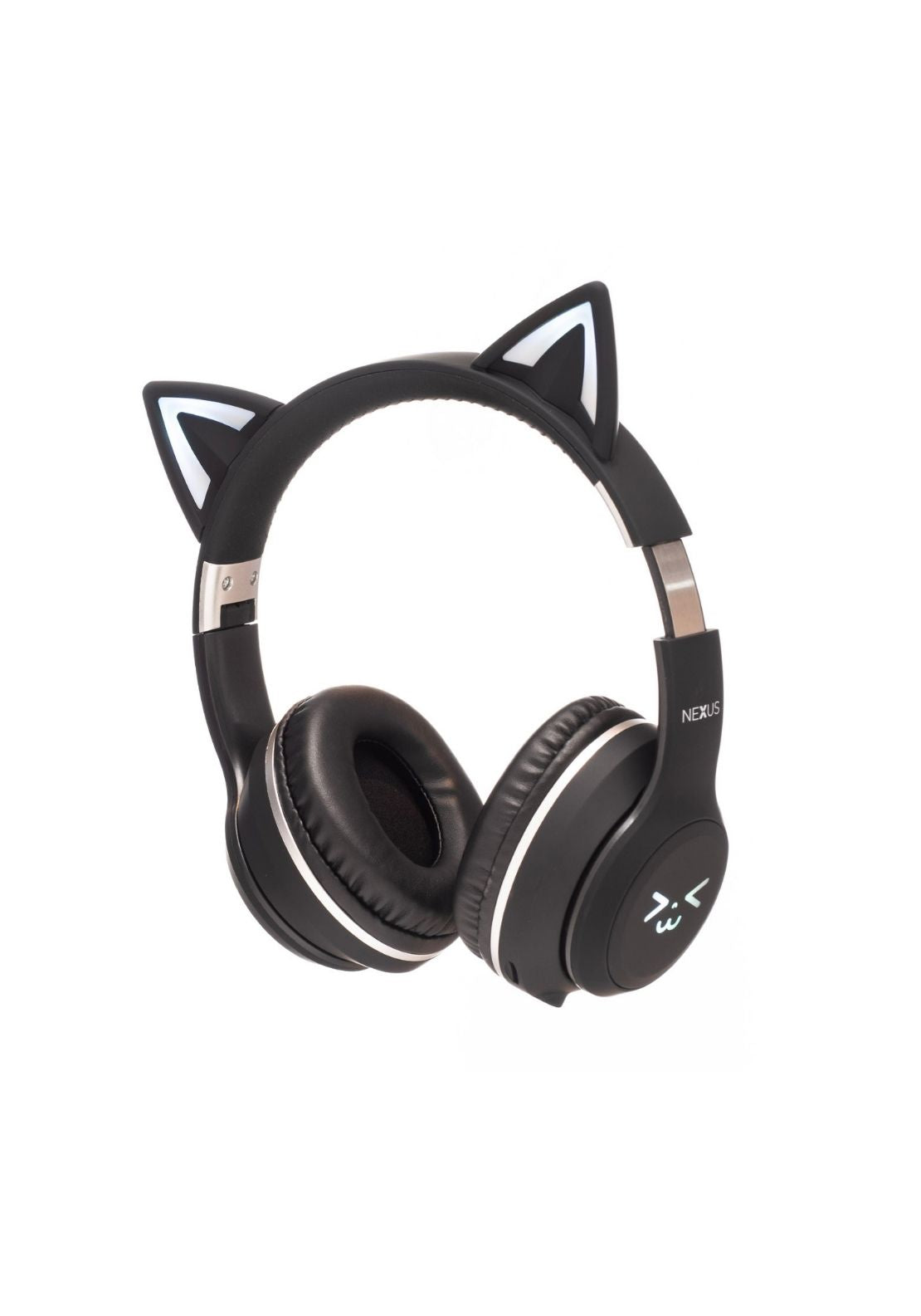 Nexus Kids Wireless Cat Ear Childrens Bluetooth Headphones - Black 1 Shaws Department Stores