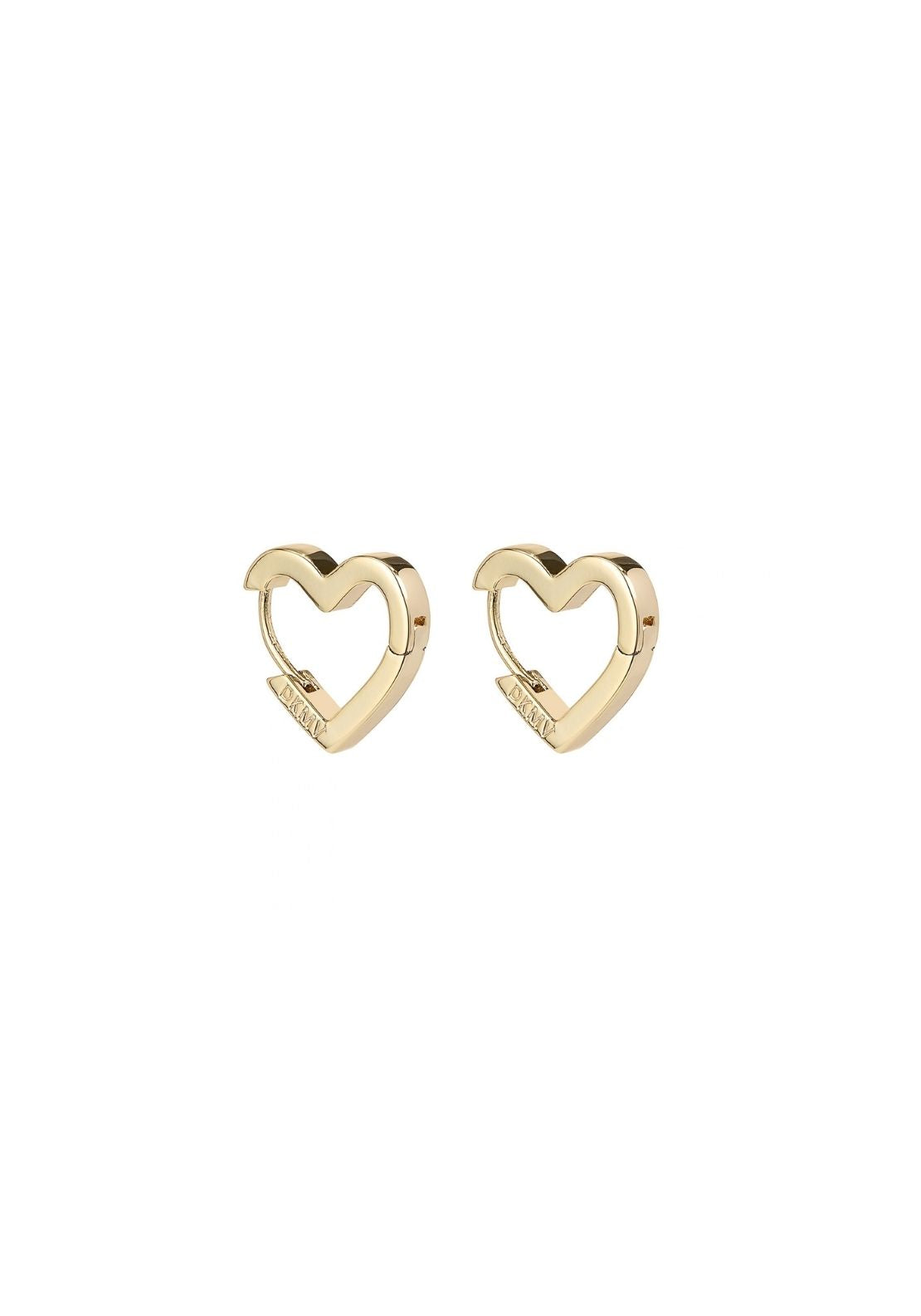 Don’t Kill My Vibe Not Yer Average Heart Hoop Earrings - Gold 1 Shaws Department Stores