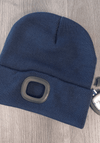 LED Torch Hat - Navy