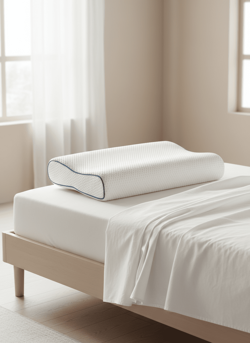 Neuhaus Cool Orthopaedic Memory Foam Pillow - White 2 Shaws Department Stores