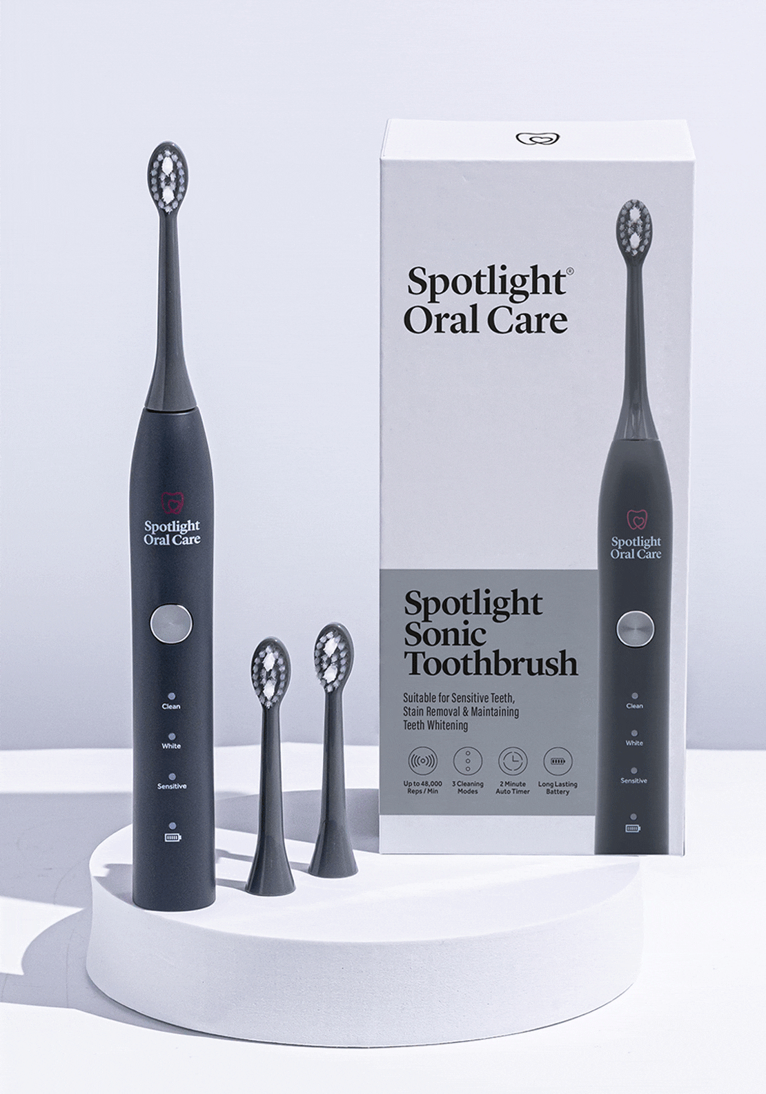 Spotlight Oral Care Sonic Toothbrush - Graphite Grey 2 Shaws Department Stores