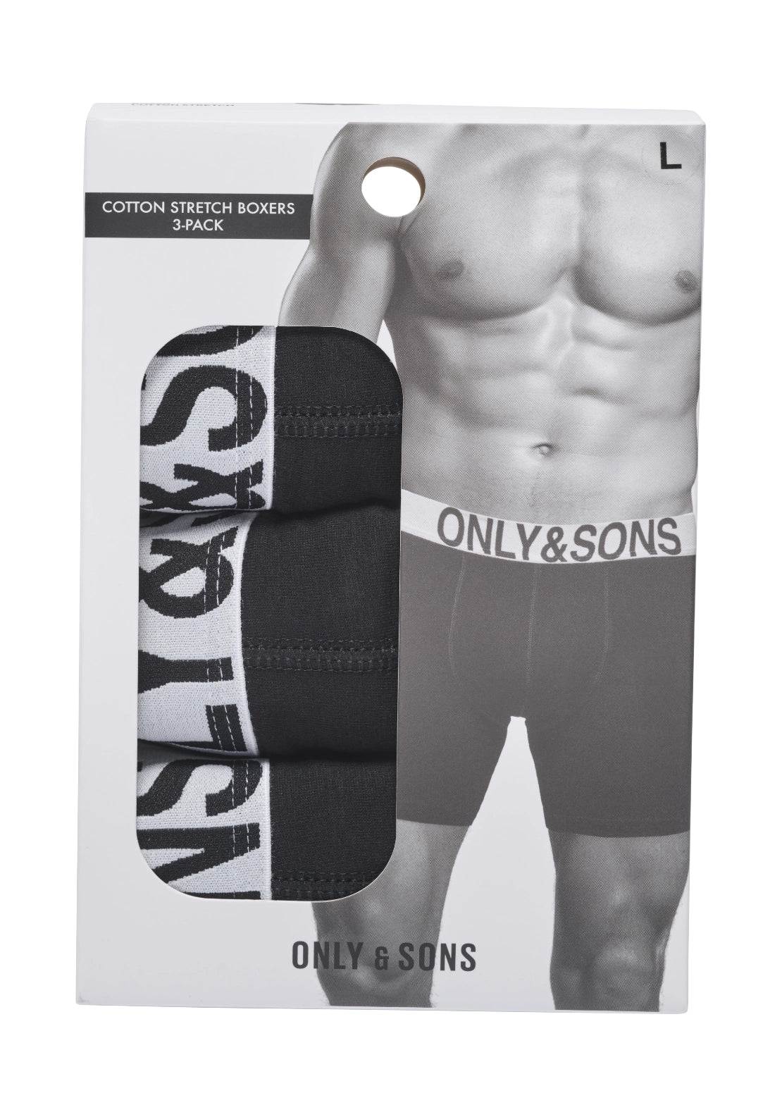 Onsbasic 3-Pack Boxer Briefs - White