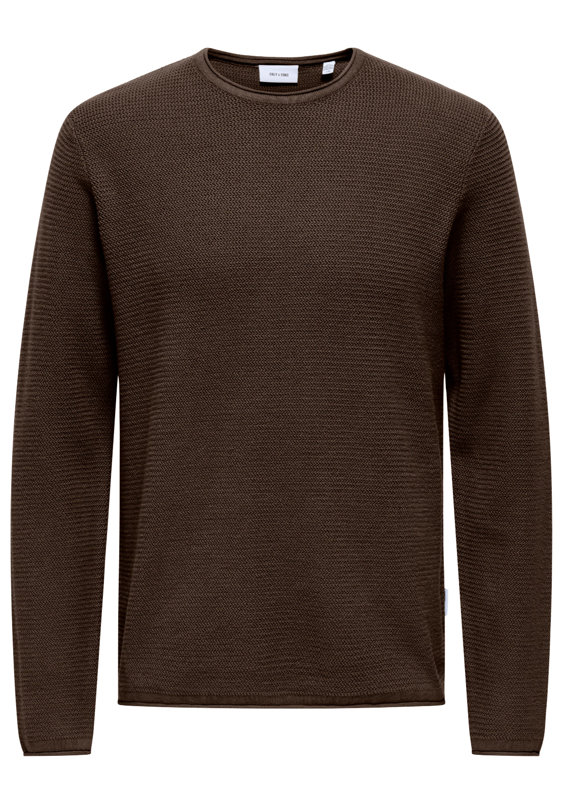 Only &amp; Sons Onseric Crew Neck Knit - Demitasse 7 Shaws Department Stores