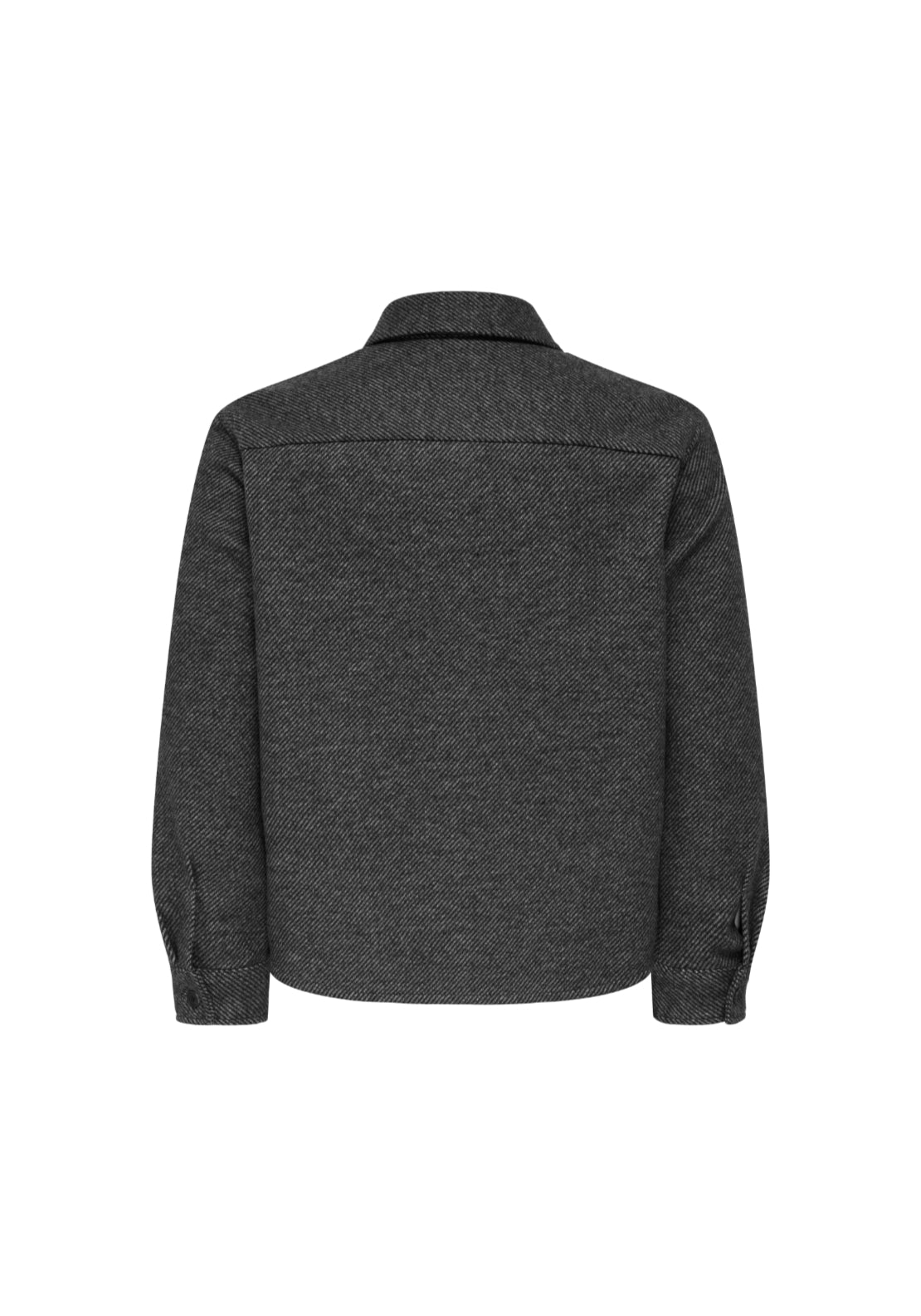 Only &amp; Sons Micah Twill Overshirt - Grey 4 Shaws Department Stores