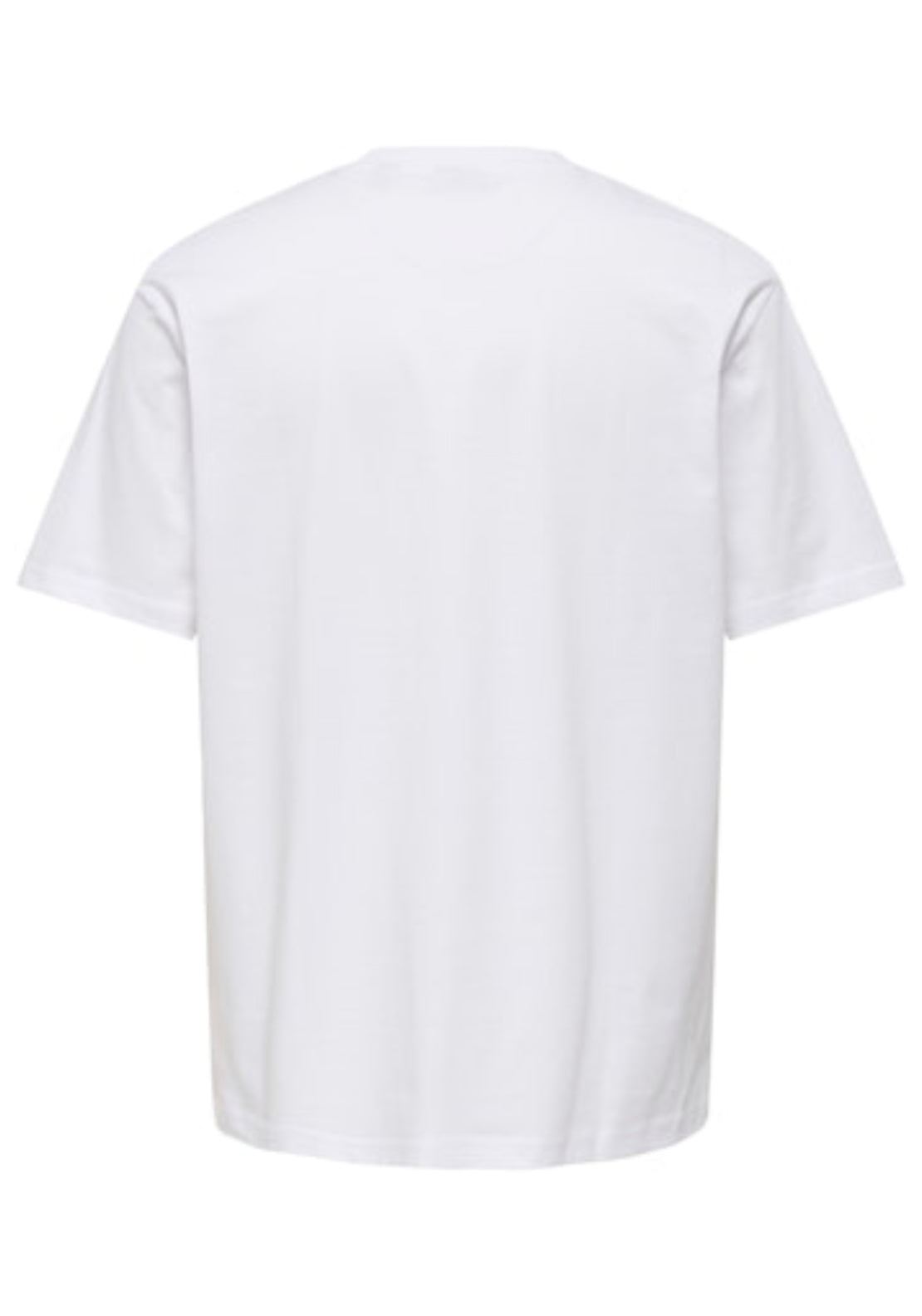 Only &amp; Sons Onsaaron T-Shirt - White 2 Shaws Department Stores