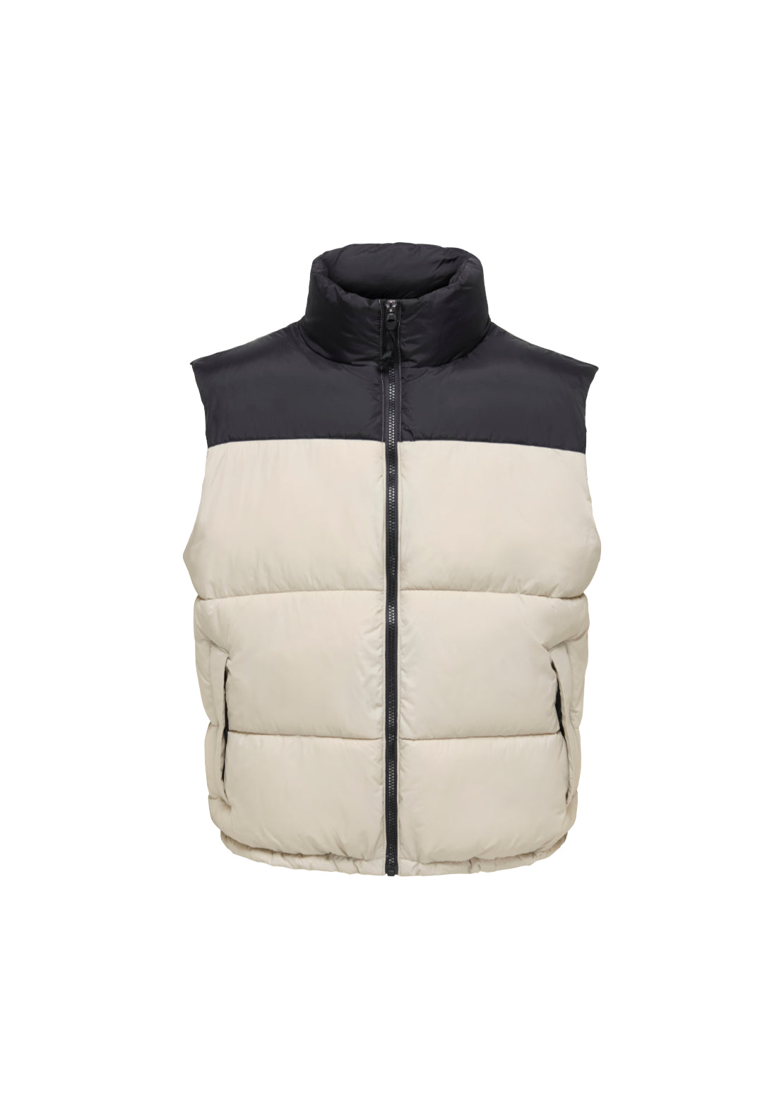 Only &amp; Sons Maverick Puffer Vest - Silver Lining 1 Shaws Department Stores