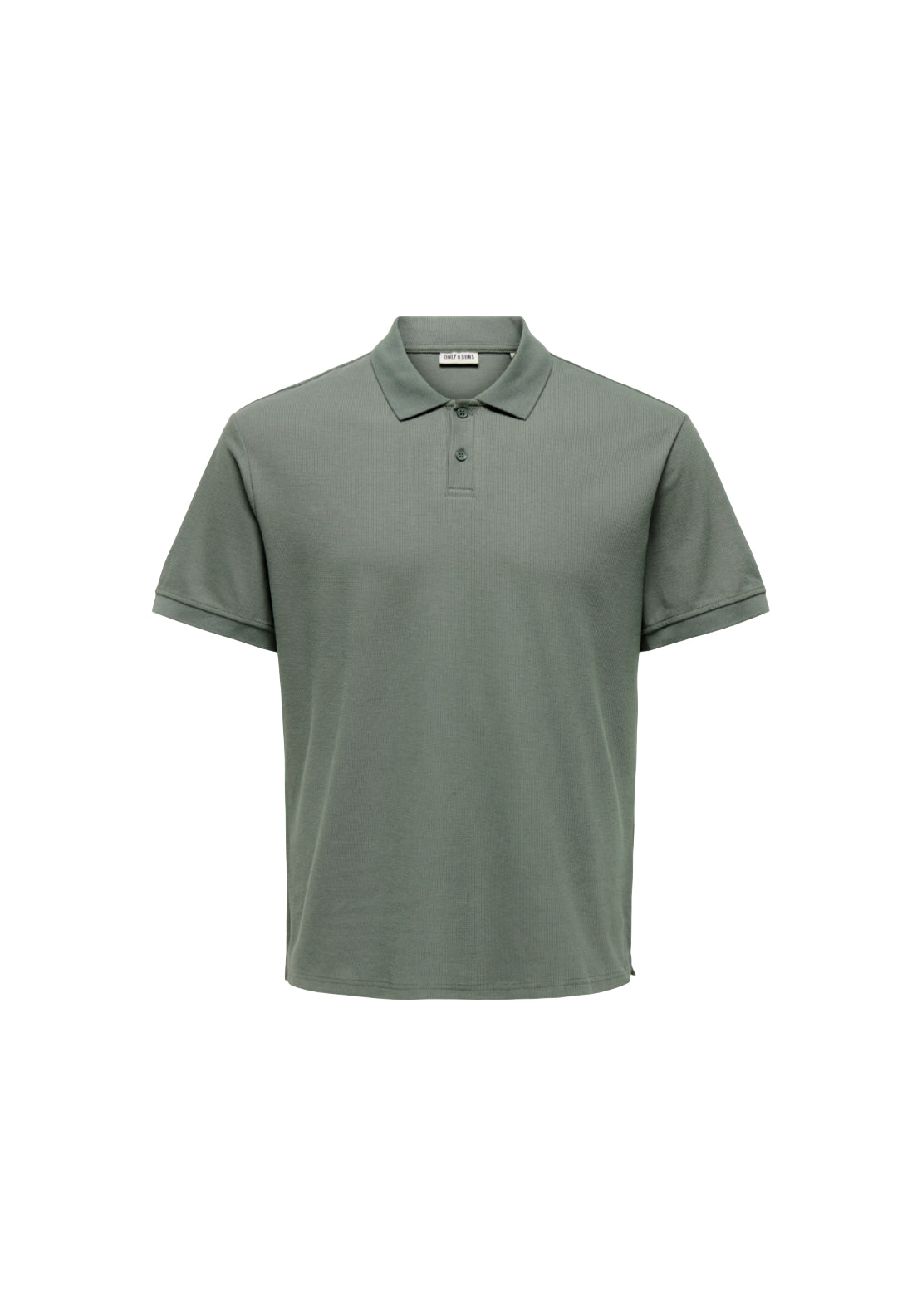 Only &amp; Sons Short Sleeve Regular Polo Shirt - Castor Gray 6 Shaws Department Stores