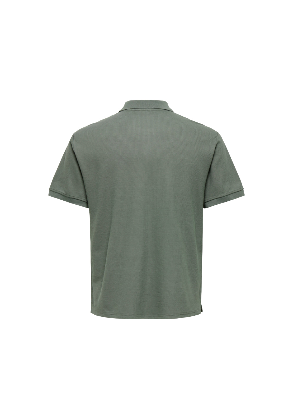 Only &amp; Sons Short Sleeve Regular Polo Shirt - Castor Gray 7 Shaws Department Stores