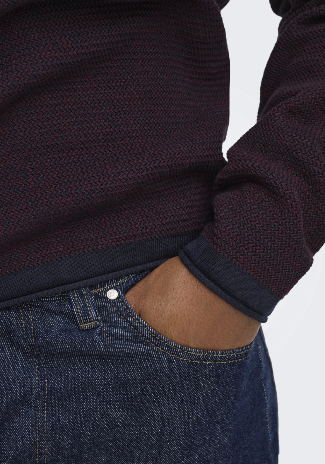 Onseric Crew Neck Knit - Dark Sapphire