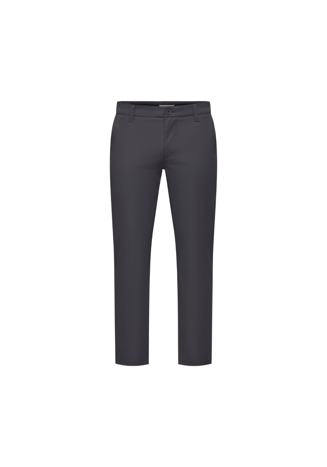 Only &amp; Sons Weft Regular Satin Twill Pants - Grey Pinstripe 1 Shaws Department Stores