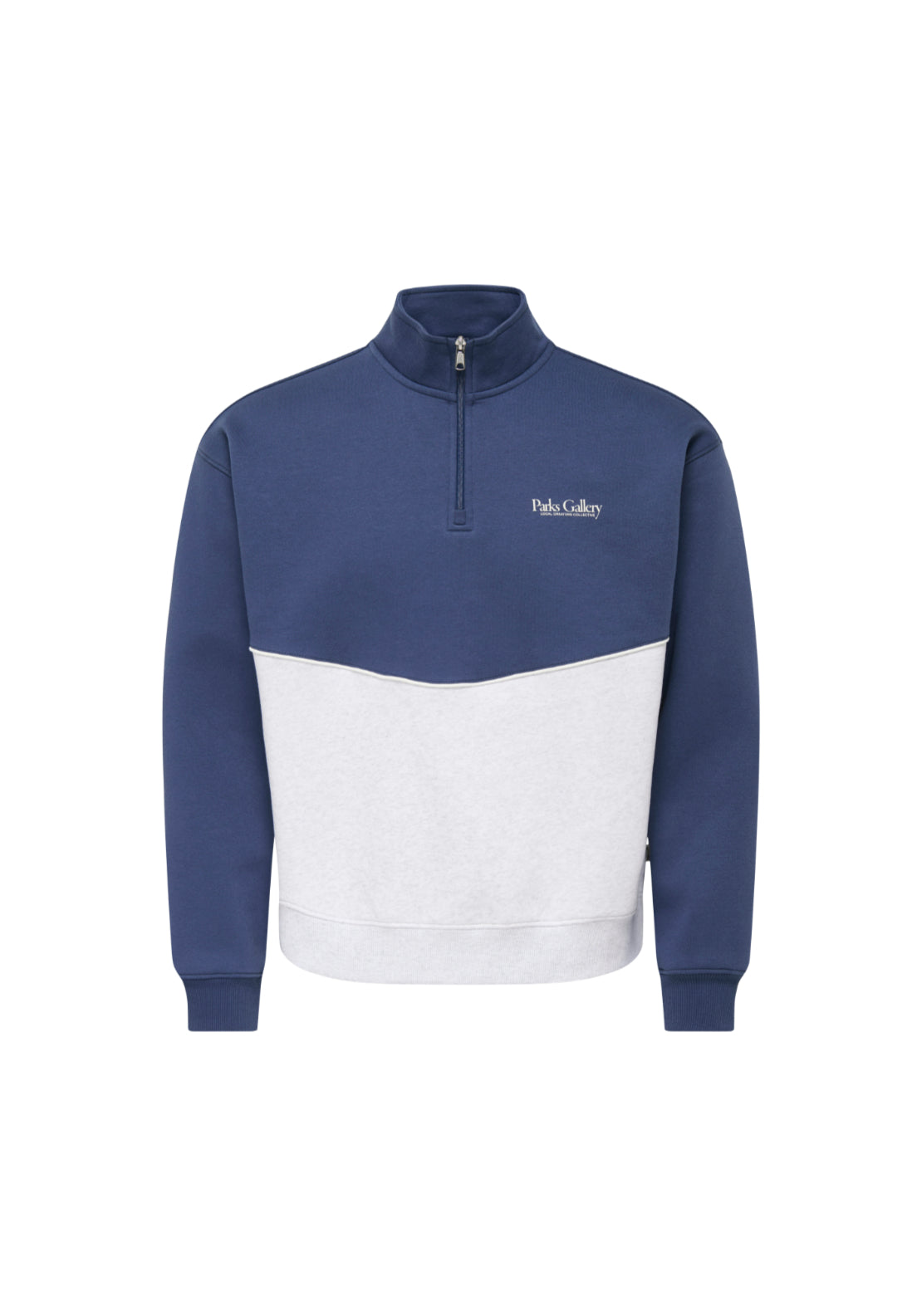 Only &amp; Sons Ceres 1/4 Zip Sweat - Grey 1 Shaws Department Stores