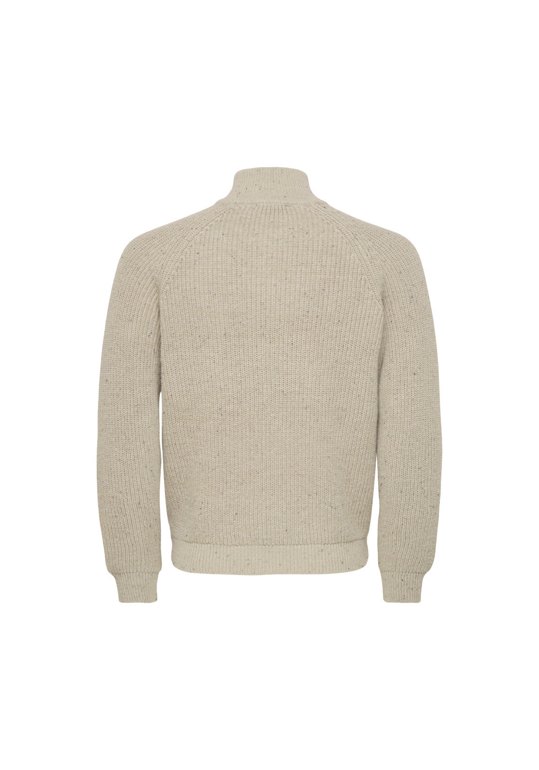 Only &amp; Sons Logan 1/4 Zip Knit - Silver Lining 2 Shaws Department Stores
