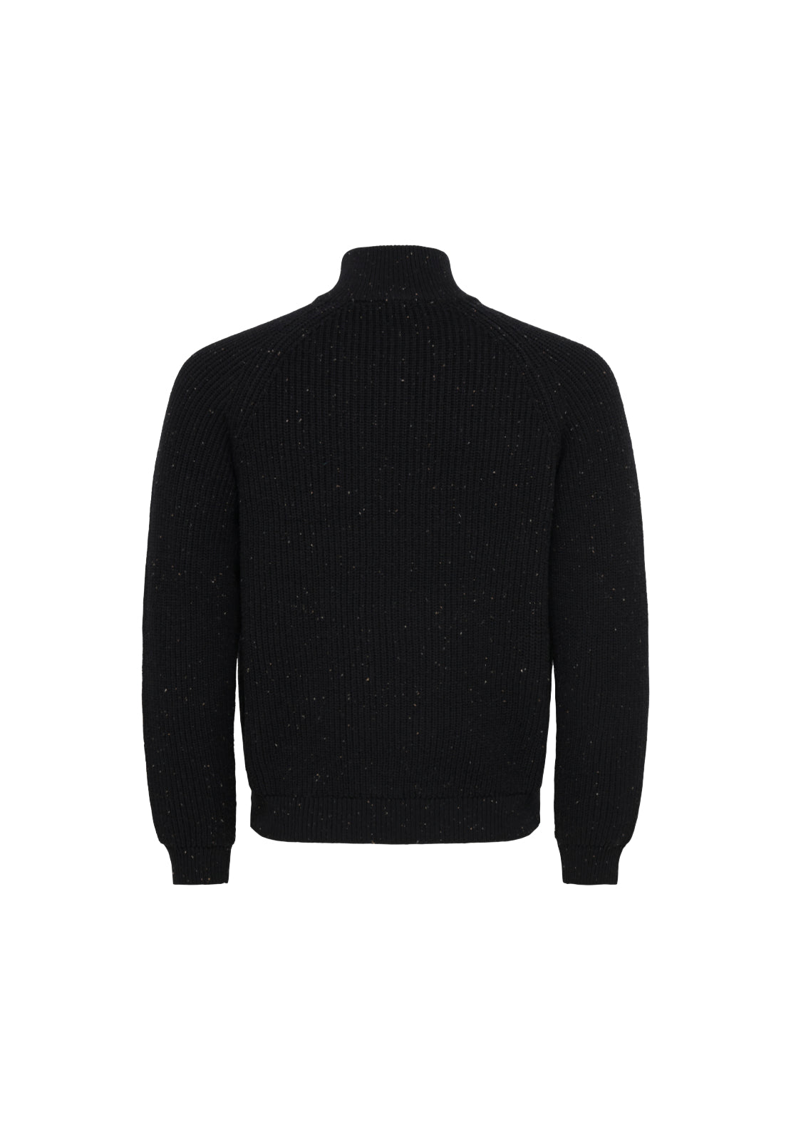 Only &amp; Sons Logan 1/4 Zip Knit - Black 2 Shaws Department Stores