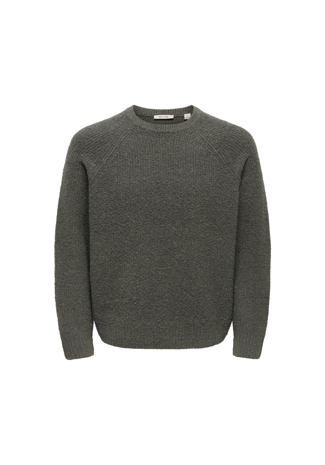 Only &amp; Sons Dale Raglan Knit - Raisin 1 Shaws Department Stores