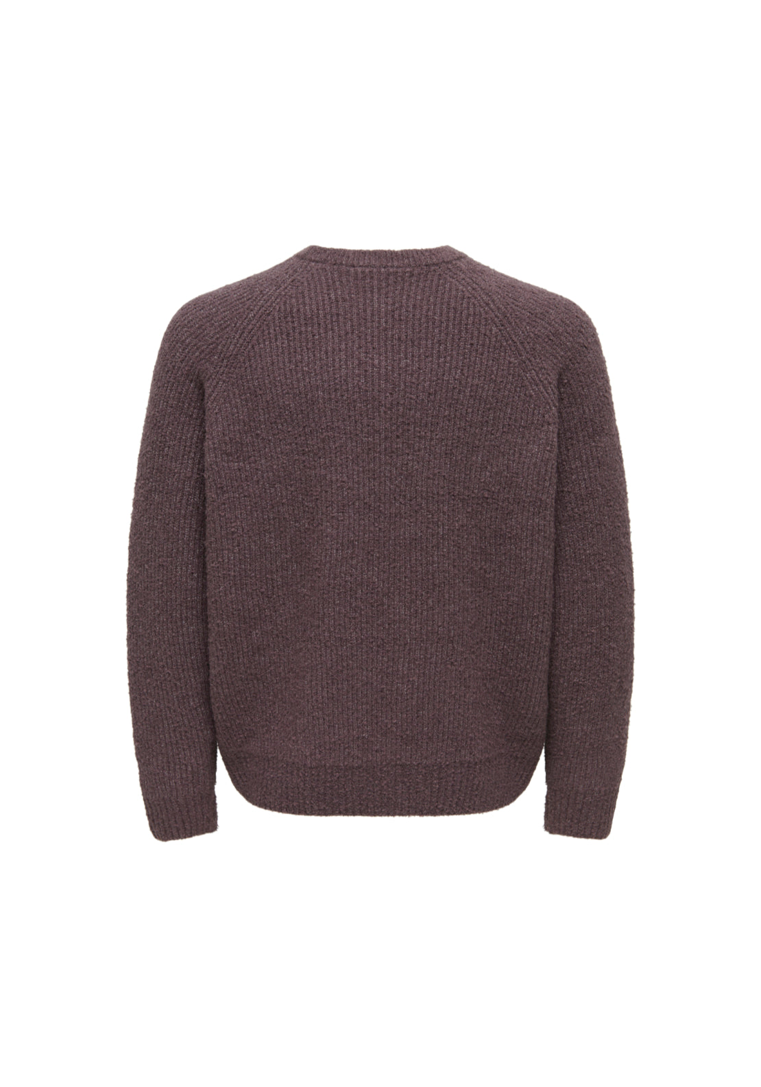 Only &amp; Sons Dale Raglan Knit - Beluga 2 Shaws Department Stores