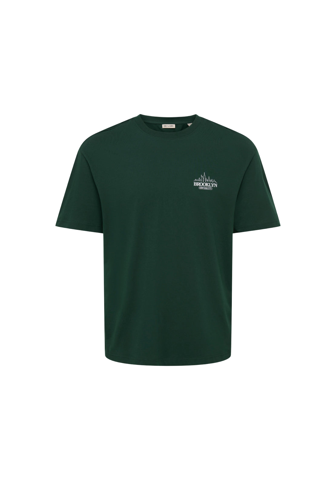 Only &amp; Sons Axel Brooklyn Tee - Pine Grove 1 Shaws Department Stores