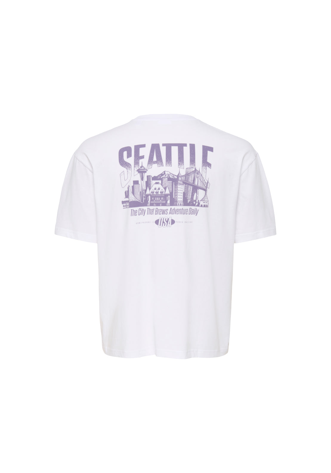 Only &amp; Sons Axel Brooklyn Tee - White 2 Shaws Department Stores