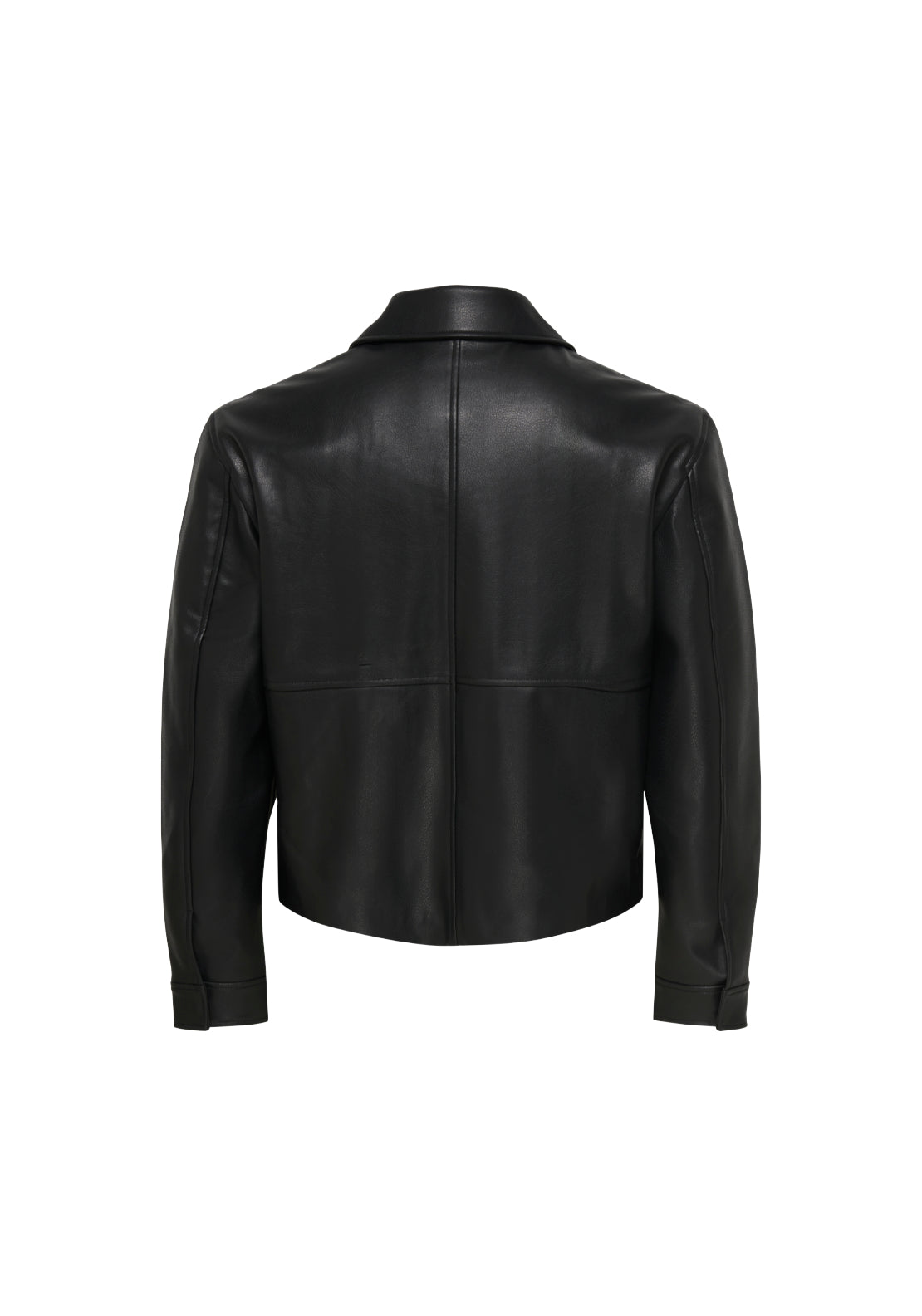 Only &amp; Sons Bate Pu Jacket - Black 2 Shaws Department Stores