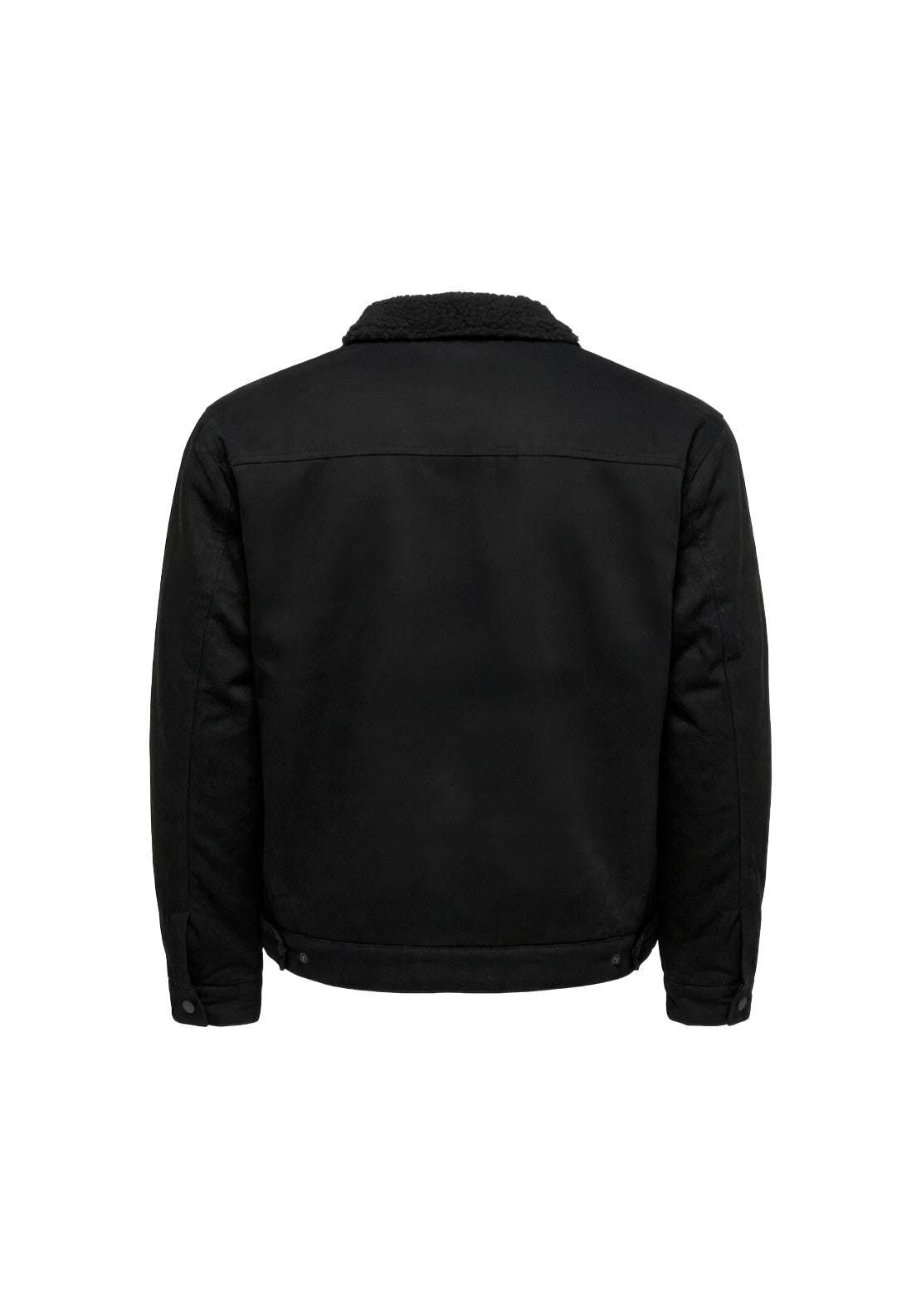 Only &amp; Sons Sullivan Trucker Jacket - Black 2 Shaws Department Stores