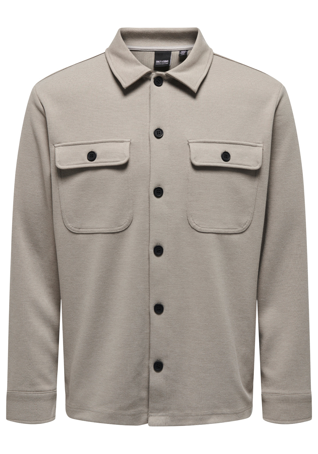 Only &amp; Sons Onsnewkodyl Overshirt - Vintage Khaki Melange 7 Shaws Department Stores