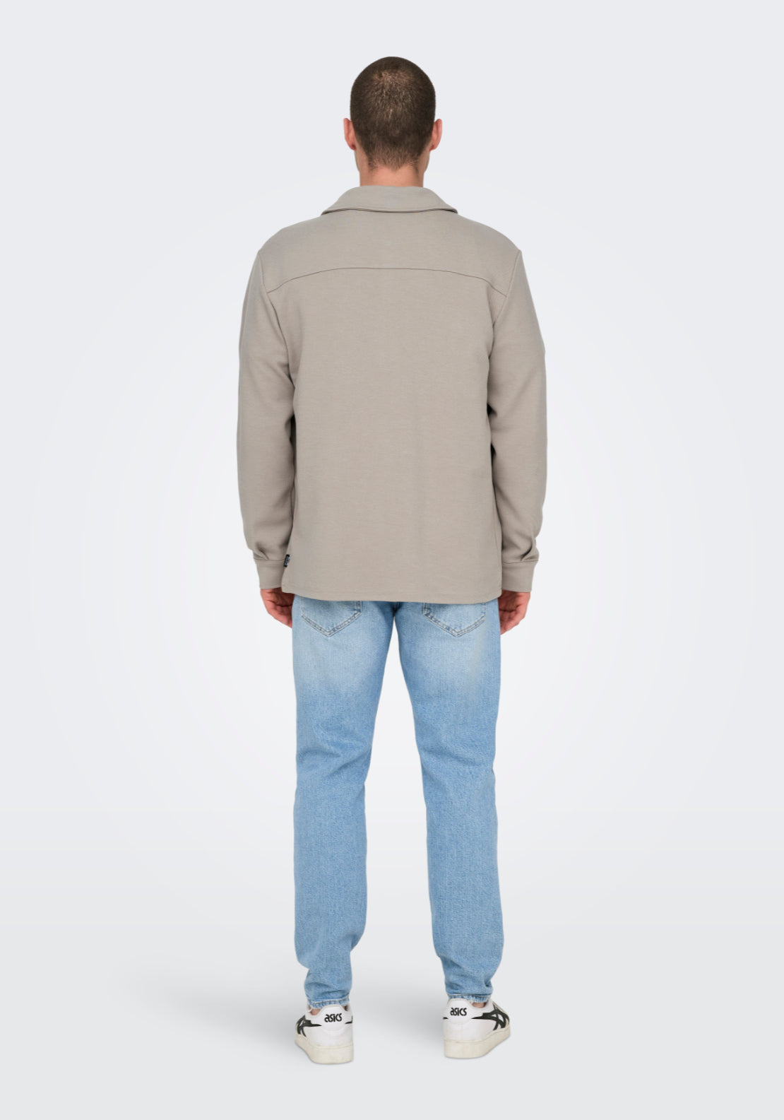 Only &amp; Sons Onsnewkodyl Overshirt - Vintage Khaki Melange 2 Shaws Department Stores