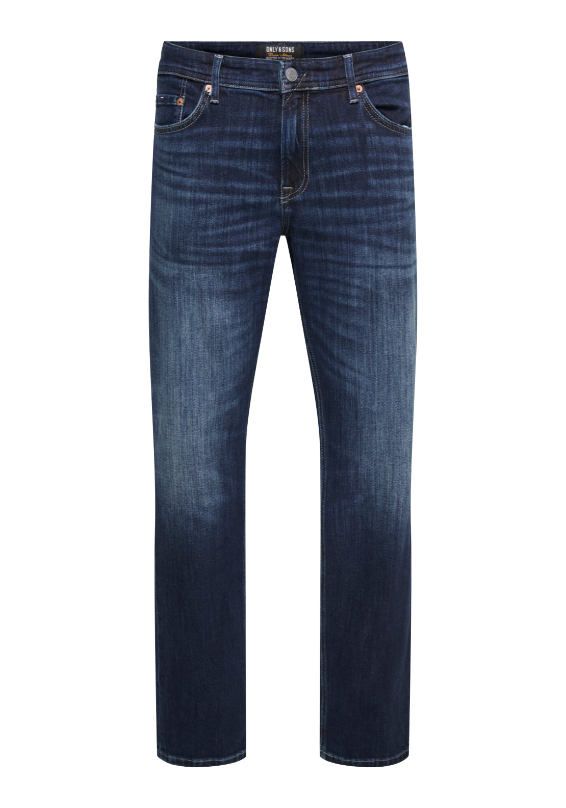 Only &amp; Sons Onsweft Mid Waist Regular Fit Jeans - Blue 6 Shaws Department Stores