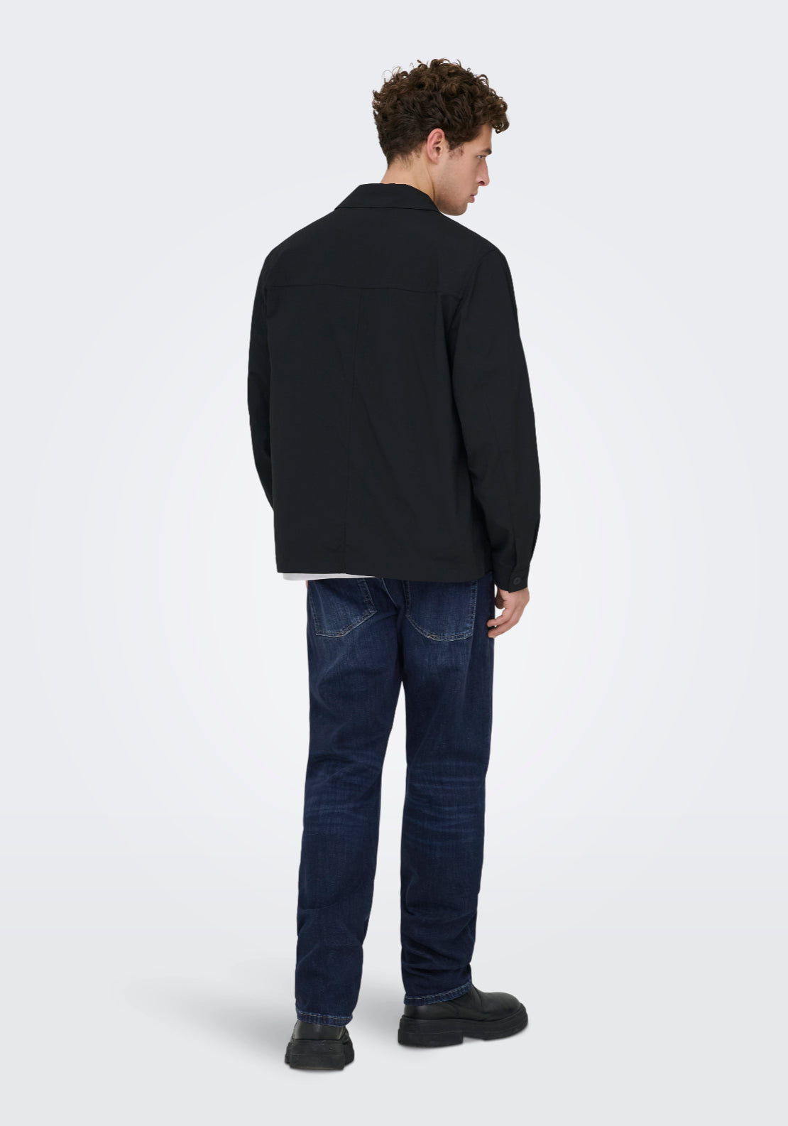 Only &amp; Sons Onsweft Mid Waist Regular Fit Jeans - Blue 4 Shaws Department Stores