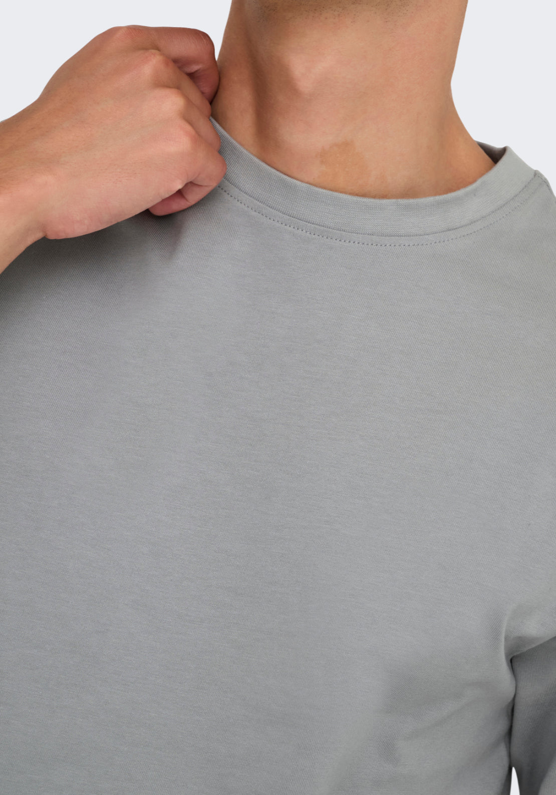 Only &amp; Sons Onsfred T-Shirt - Ultimate Grey 3 Shaws Department Stores