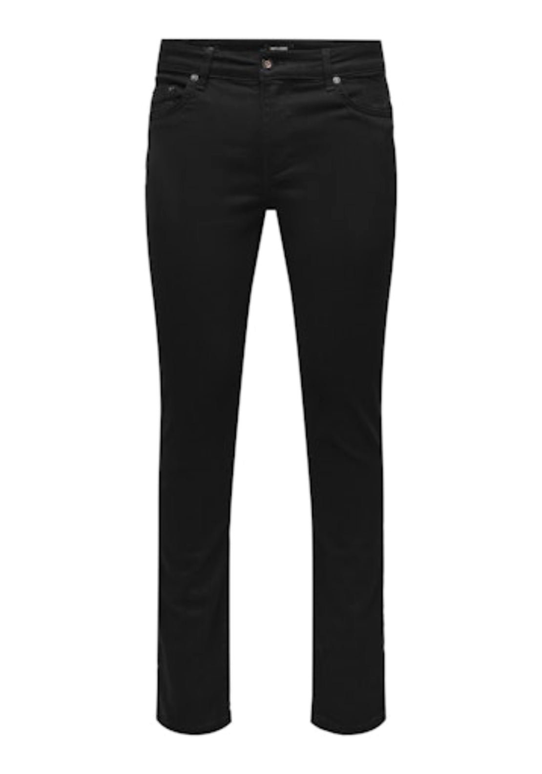 Only &amp; Sons Onsloom Low Rise Slim Fit Jeans - Black Denim 7 Shaws Department Stores