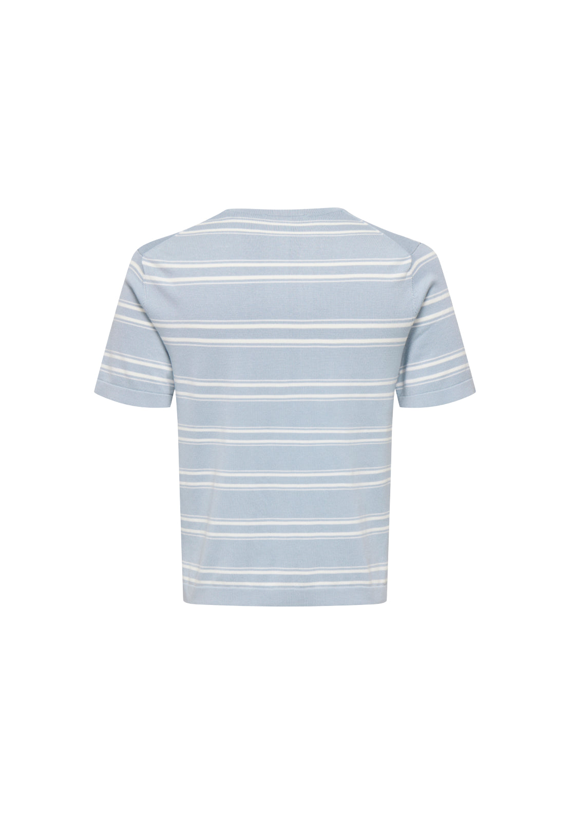 Only &amp; Sons Light Stripe T-Shirt - Blue Fog 2 Shaws Department Stores