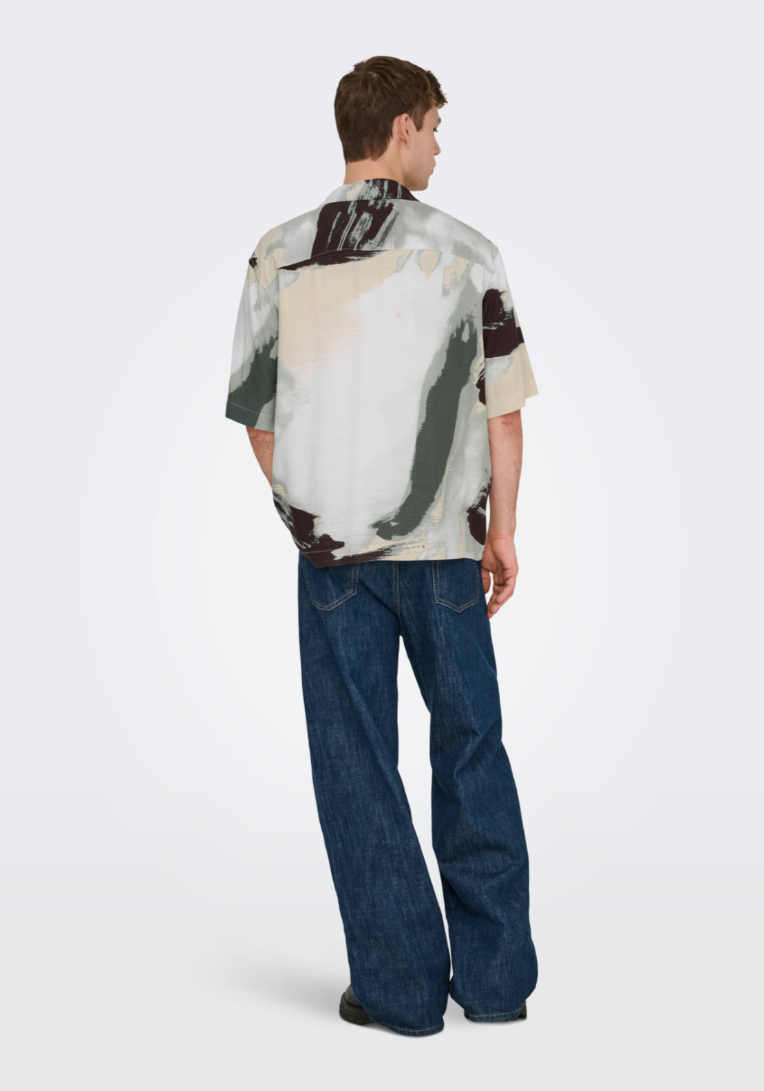 Only &amp; Sons Harvi Resort Shirt - White 2 Shaws Department Stores