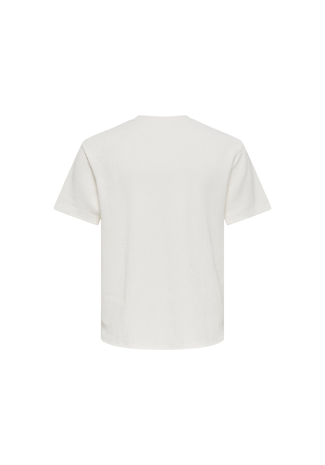 Only &amp; Sons Short Sleeve T-Shirt - Cloud Dancer 5 Shaws Department Stores
