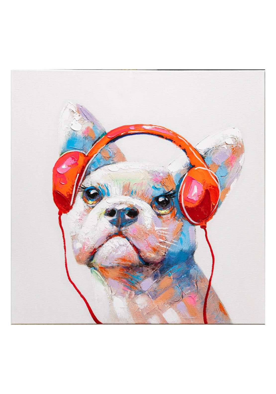 The Grange Collection Canvas Dog with Headphones 1 Shaws Department Stores
