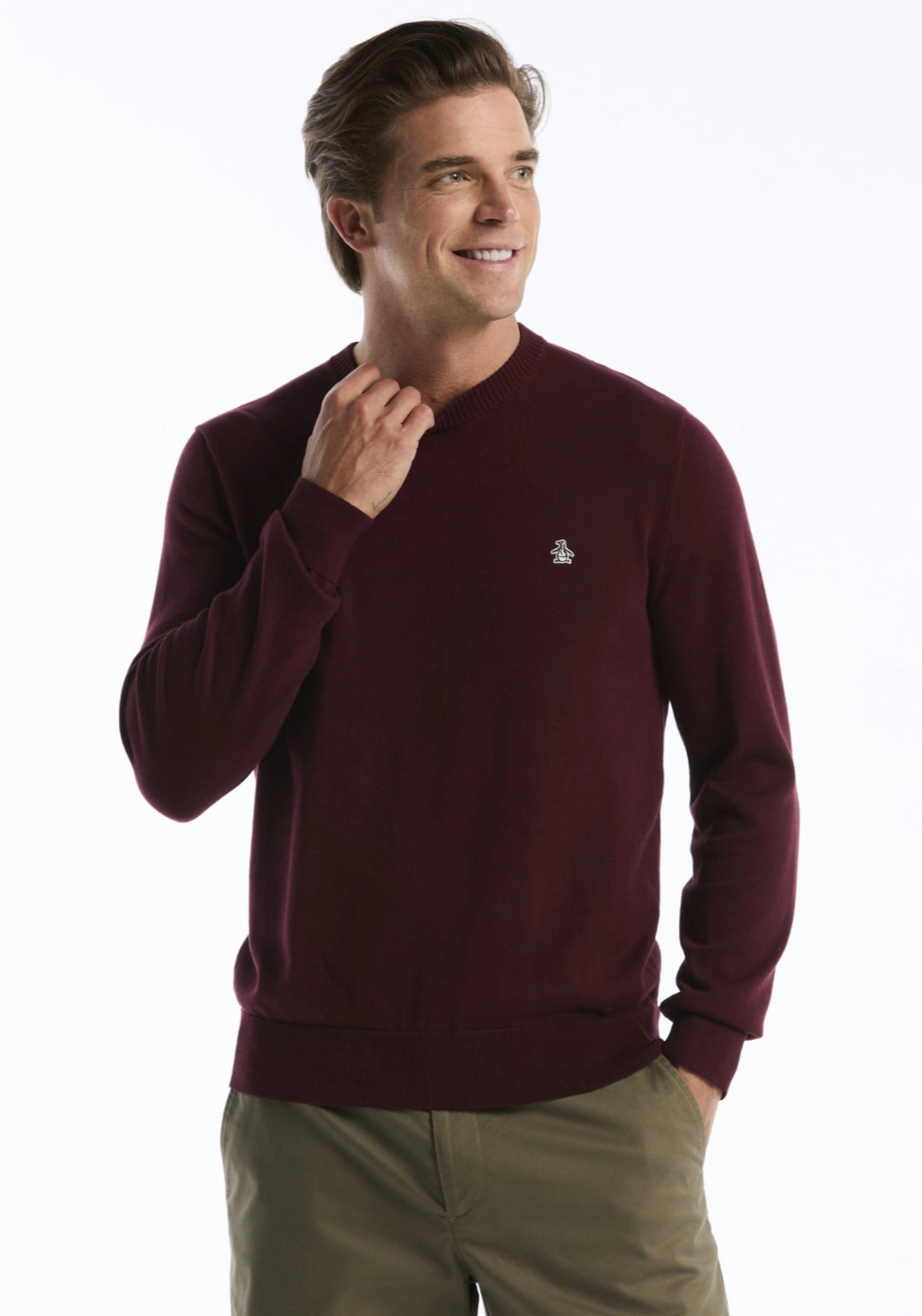 Penguin Crew Neck Sweatshirt - Port Royale 1 Shaws Department Stores