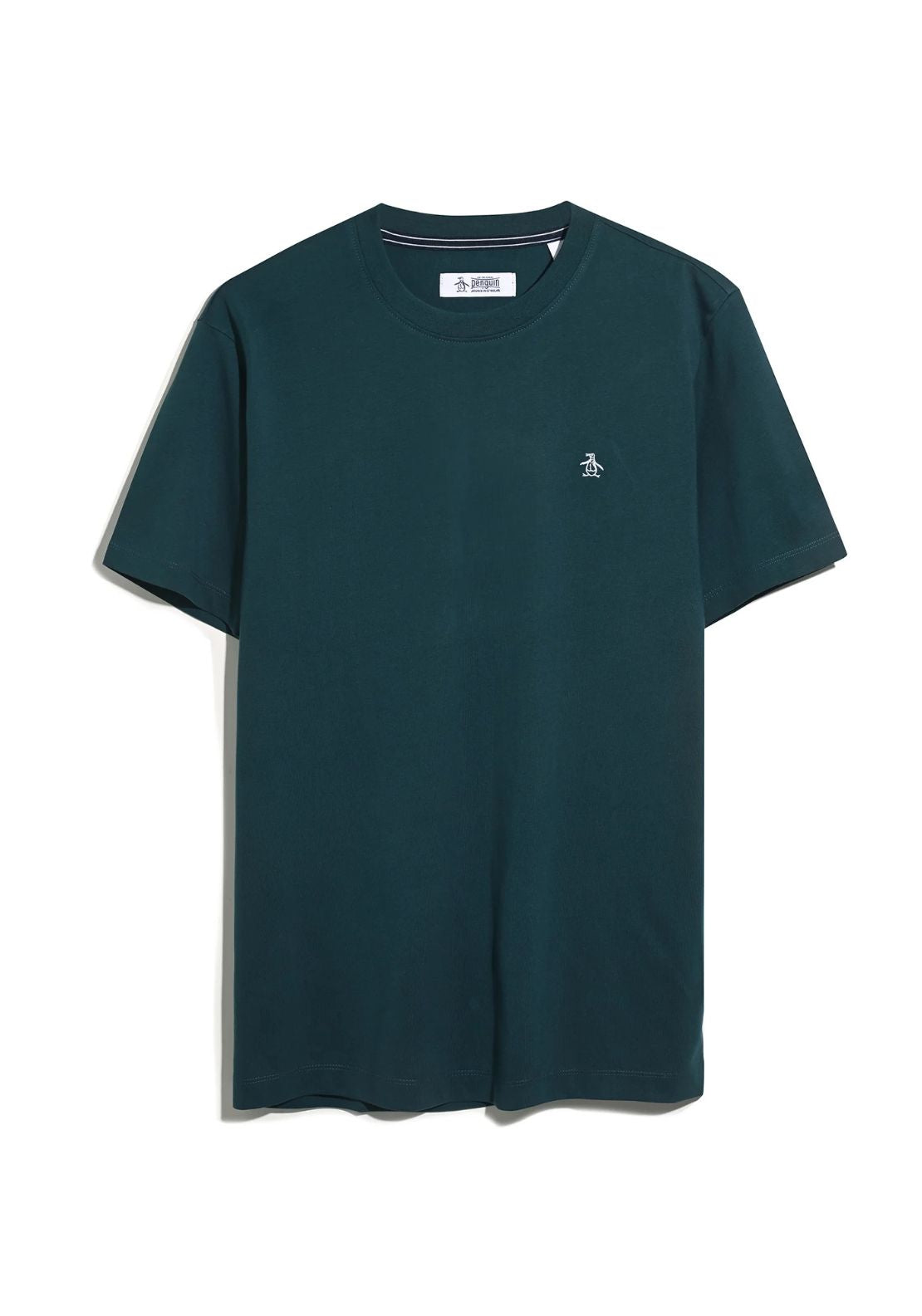 Penguin Original Pete Embroidered Crew Neck T-Shirt - Reflecting Pond 6 Shaws Department Stores