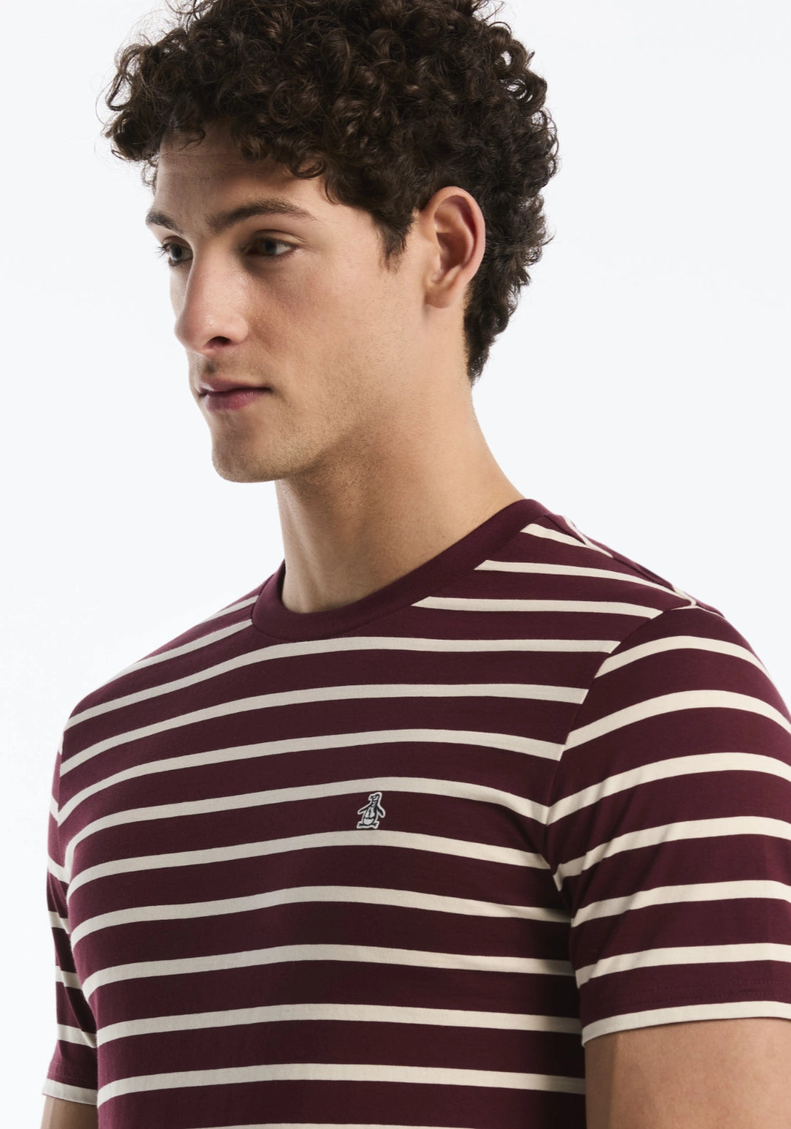Penguin Stripe Tee Shirt - Port Royale 3 Shaws Department Stores