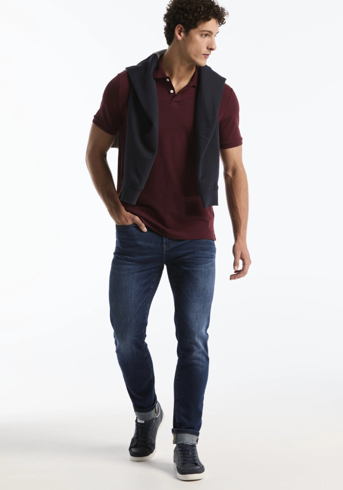 Short Sleeve Daddy Polo Shirt - Port Royale