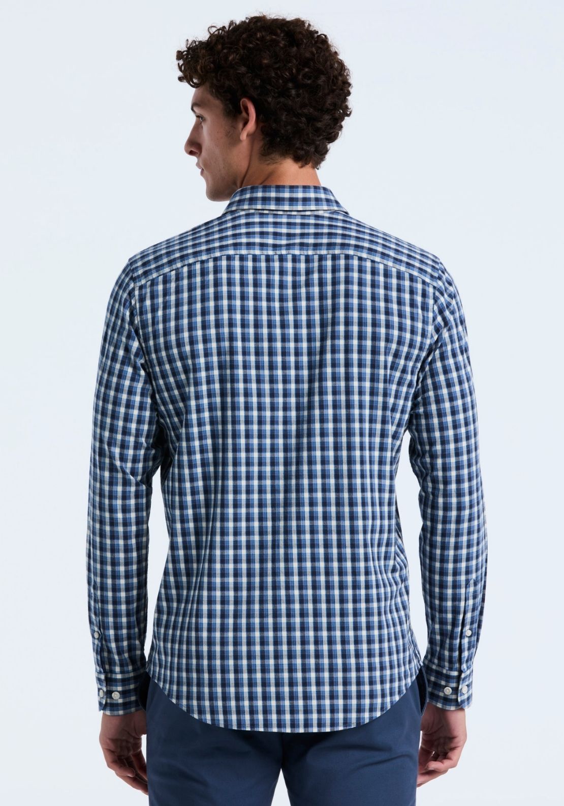Original Lightweight Twill Check Shirt - Blue