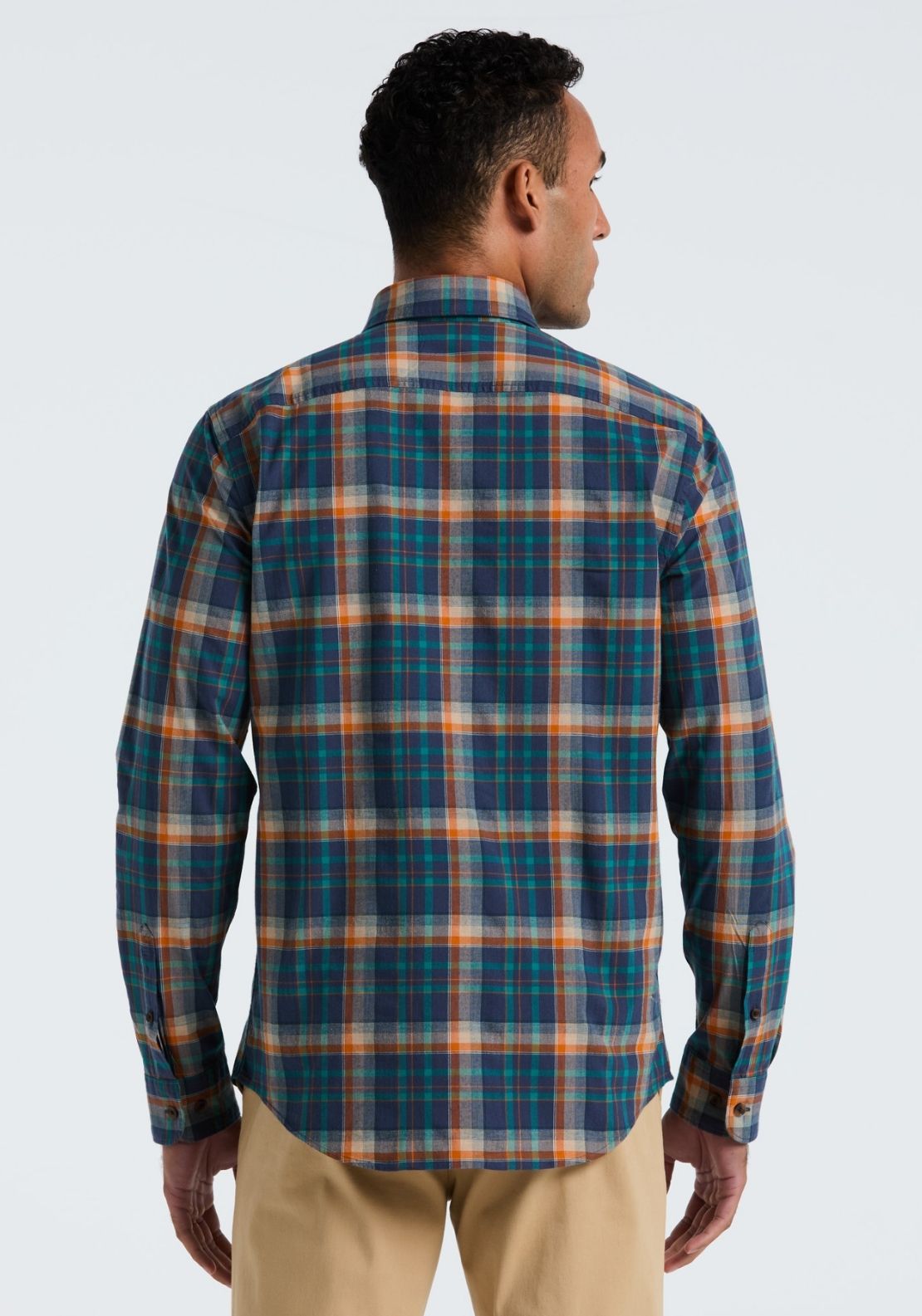 Original Lightweight Twill Check Shirt - Sargasso Sea