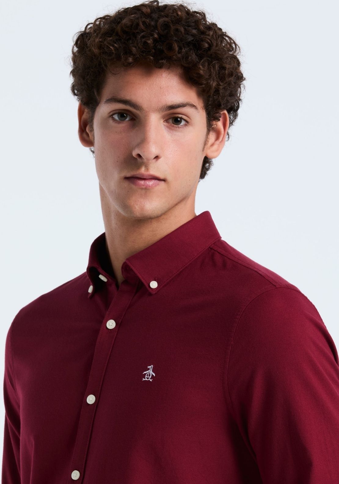Original Slim Fit EcoVero™ Oxford Shirt - Cabernet