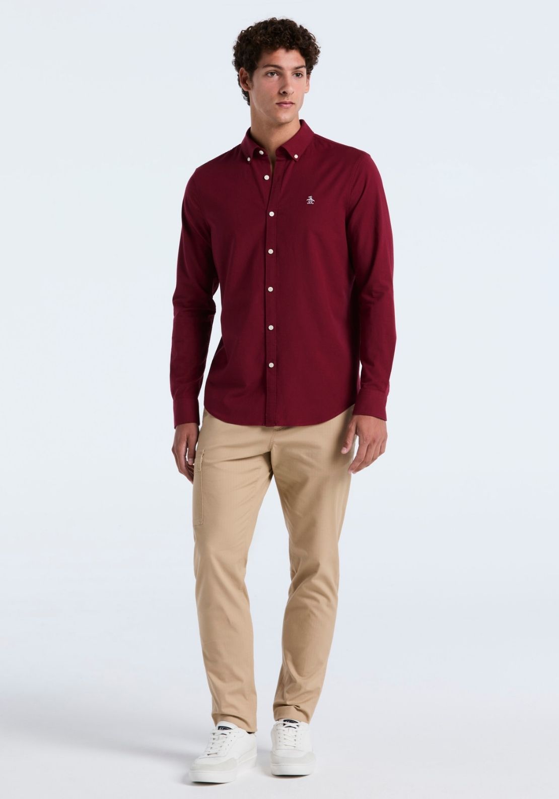 Original Slim Fit EcoVero™ Oxford Shirt - Cabernet