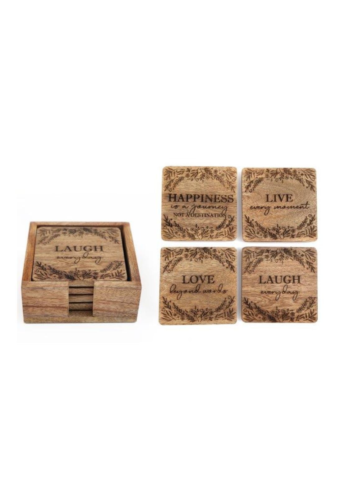The Home Collection Laser Cut Coasters Set of 4 1 Shaws Department Stores