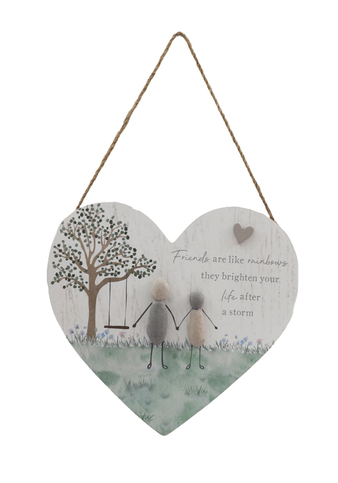 The Home Collection Pebble Heart Plaque 1 Shaws Department Stores
