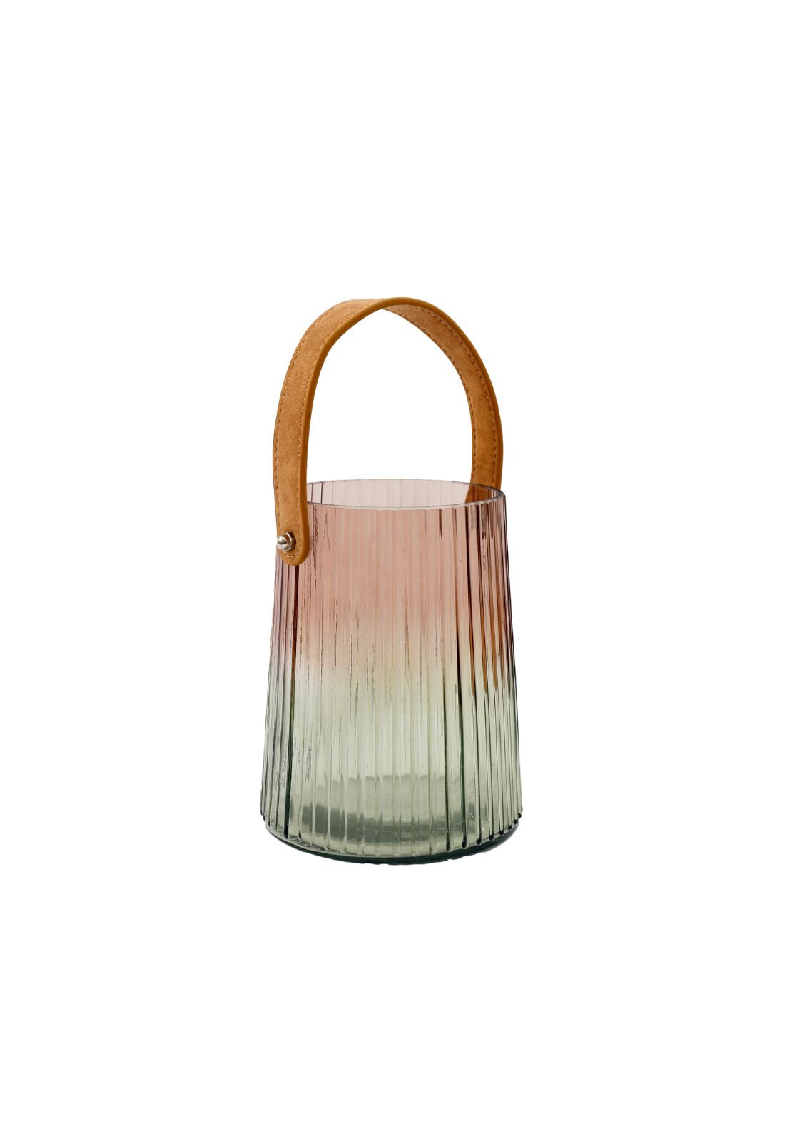 Rib Vase with Handle