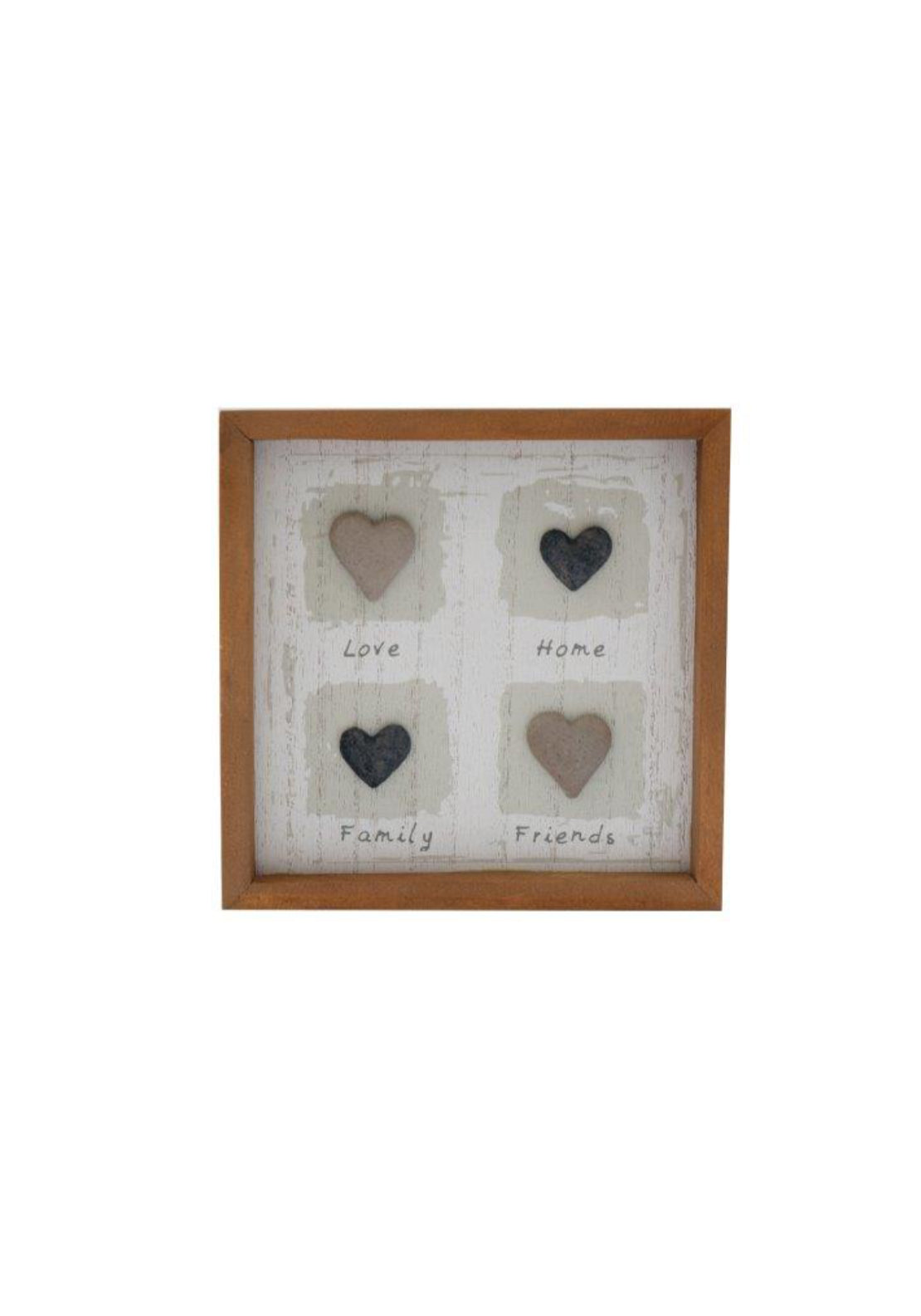 Resin Heart Frame Plaque