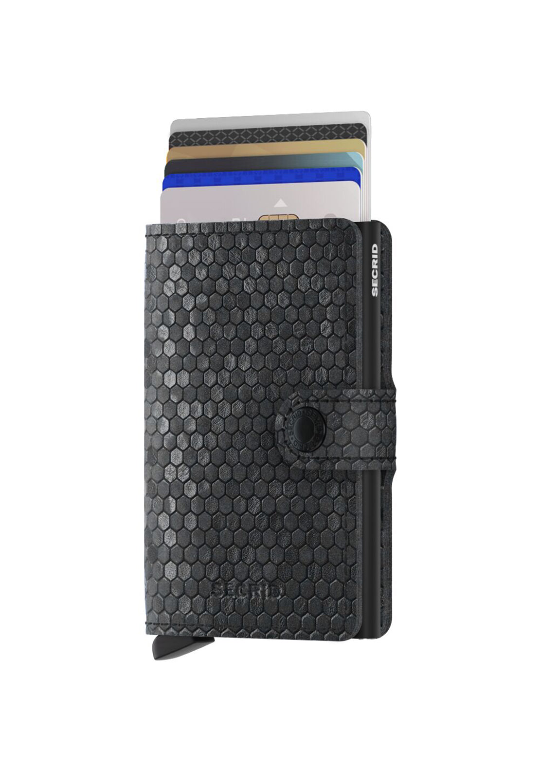 Secrid Mini Hexagon Wallet - Black 1 Shaws Department Stores