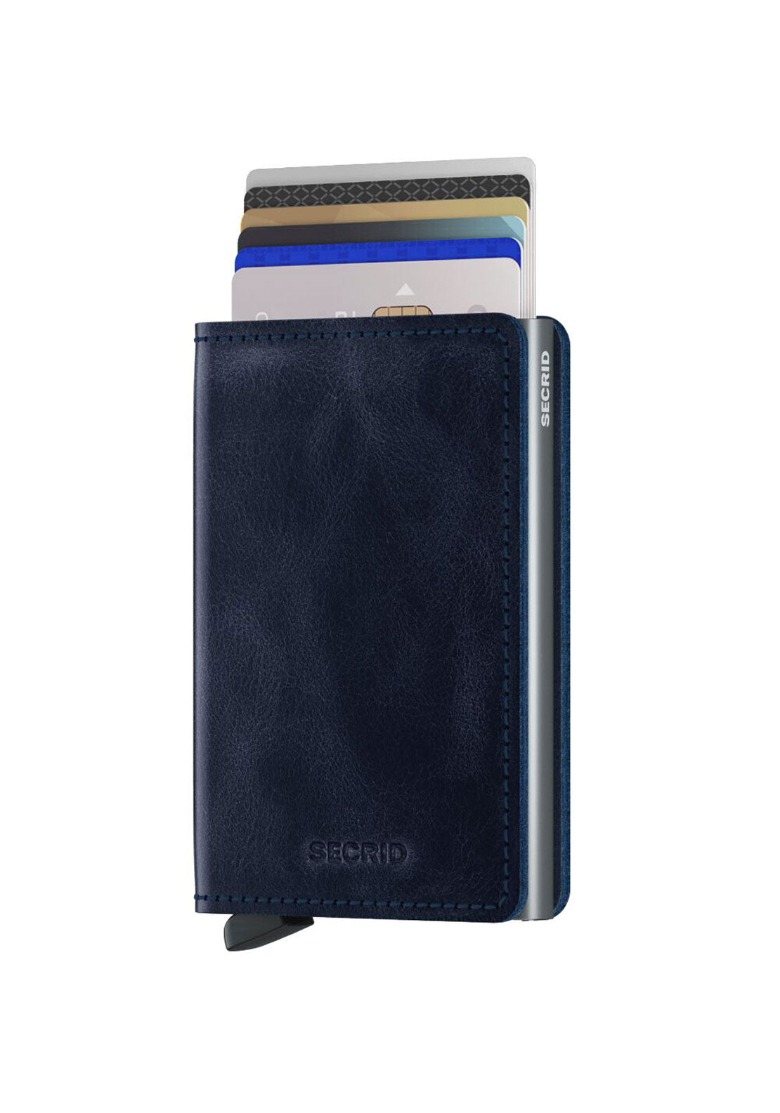 Secrid Slim Vintage Wallet - Blue 1 Shaws Department Stores