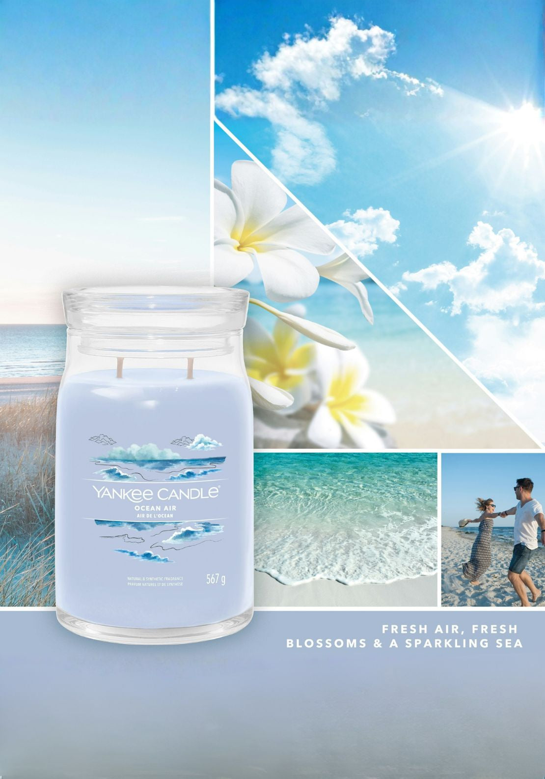 Yankee Candle Signature Large Jar Candle - Ocean Air 2 Shaws Department Stores